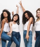 women in blue jeans day