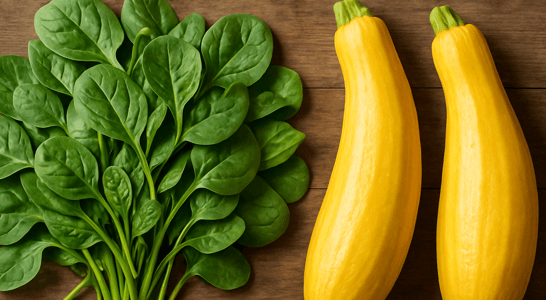 Spinach And Squash Month