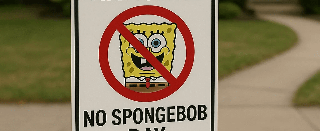 National No Sponge Bob Day