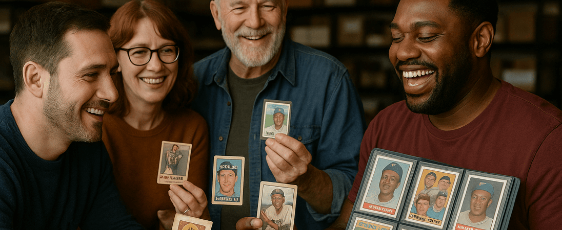 Trading Cards for Grown-ups Day