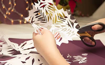 Make Cut-Out Snowflakes Day