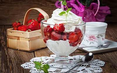 National Strawberries and Cream Day