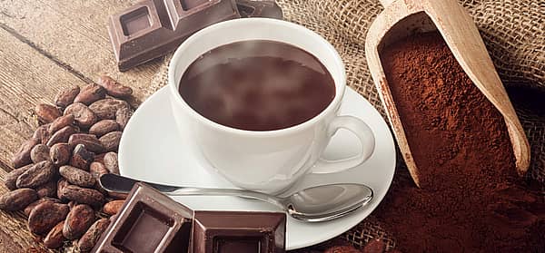 咖啡杯子巧克力与香料43677_咖啡/巧克力/牛奶_美食类_图库壁纸_68Design