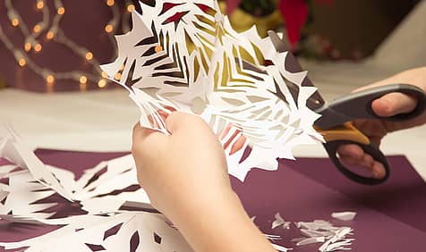 Make Cut-Out Snowflakes Day