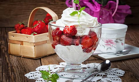 National Strawberries and Cream Day