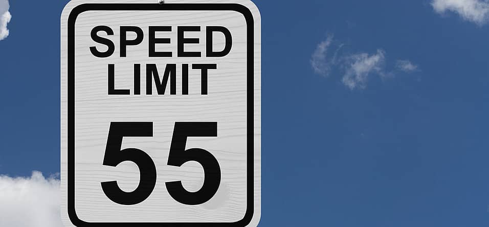 55 mph Speed Limit Day