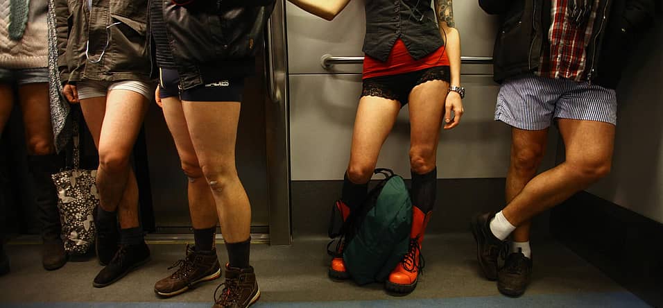 No Pants Subway Ride