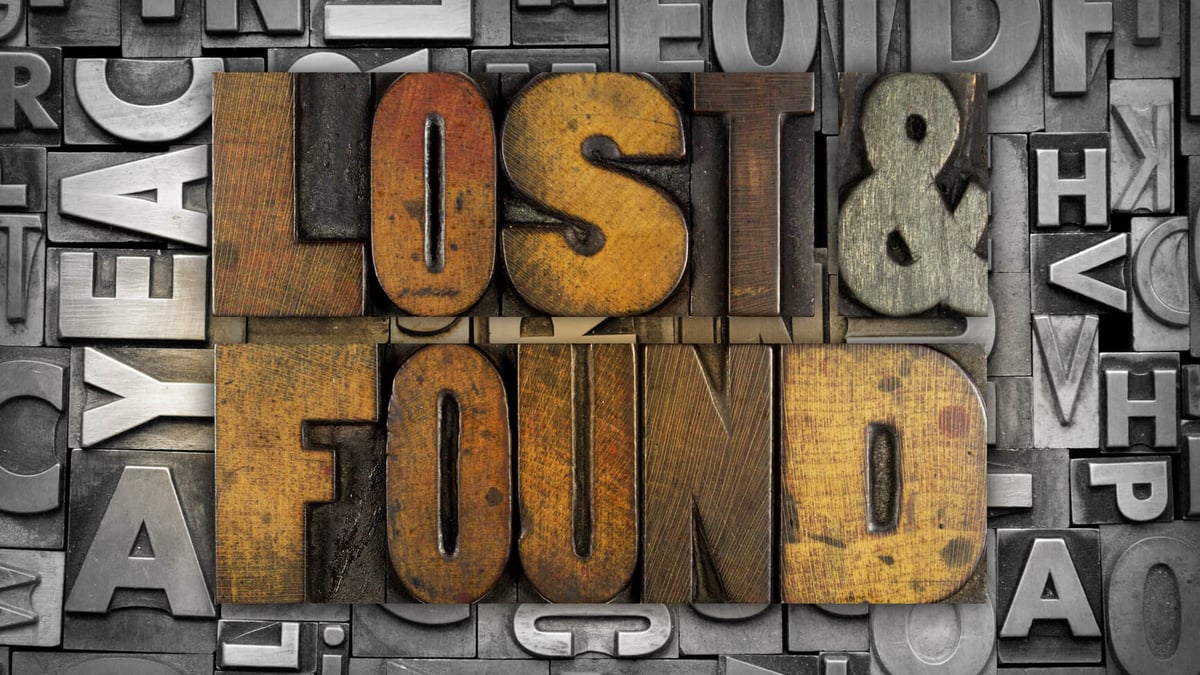 Lost & Found Day (December 8th, 2023)