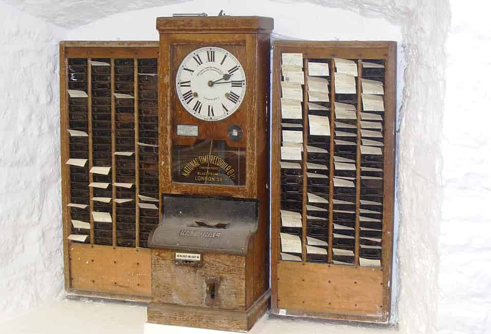 Punching store the clock