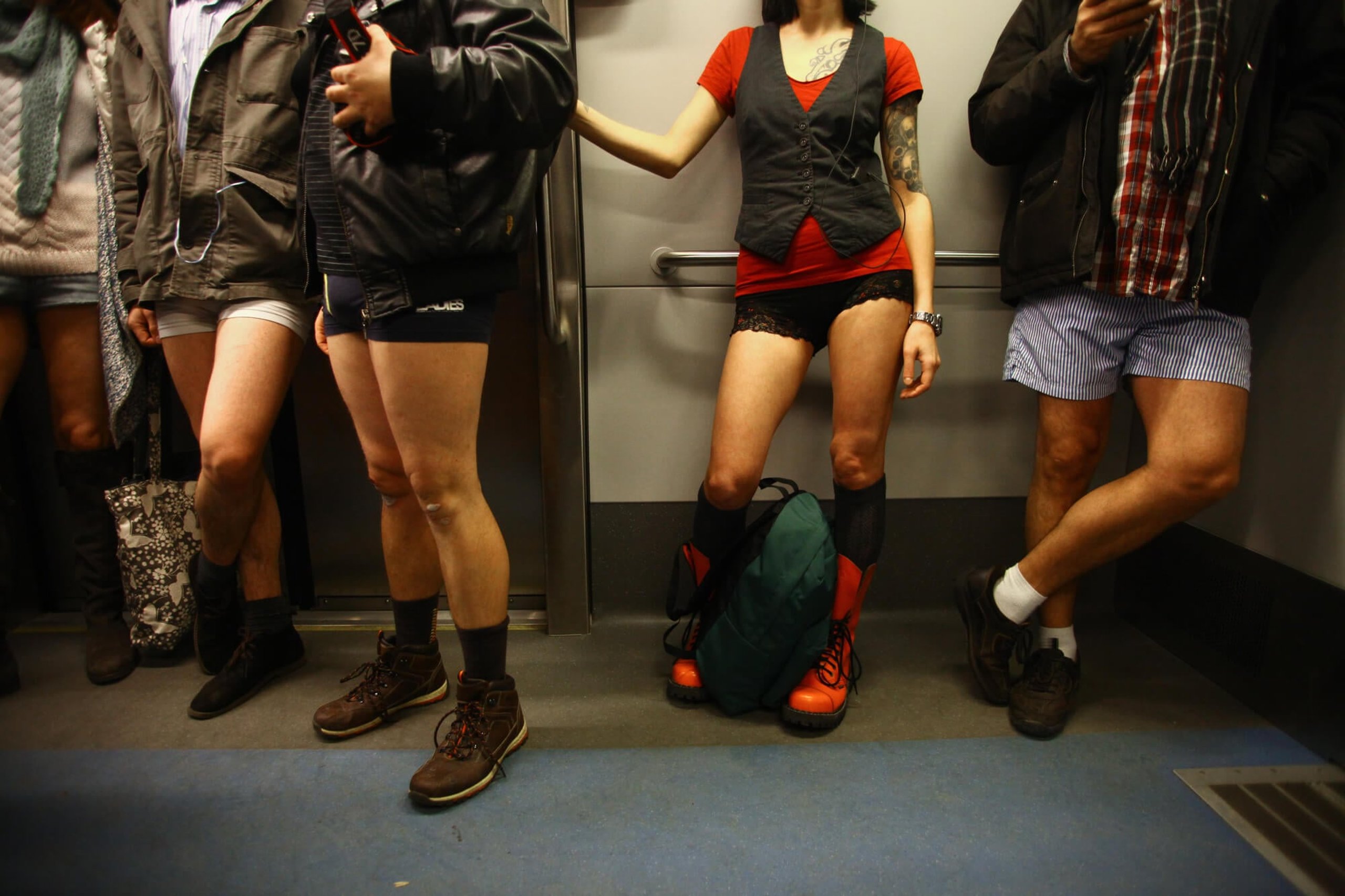 No Pants Subway Ride 10th January 2017 Days Of The Year No Pants Subway Day 2022