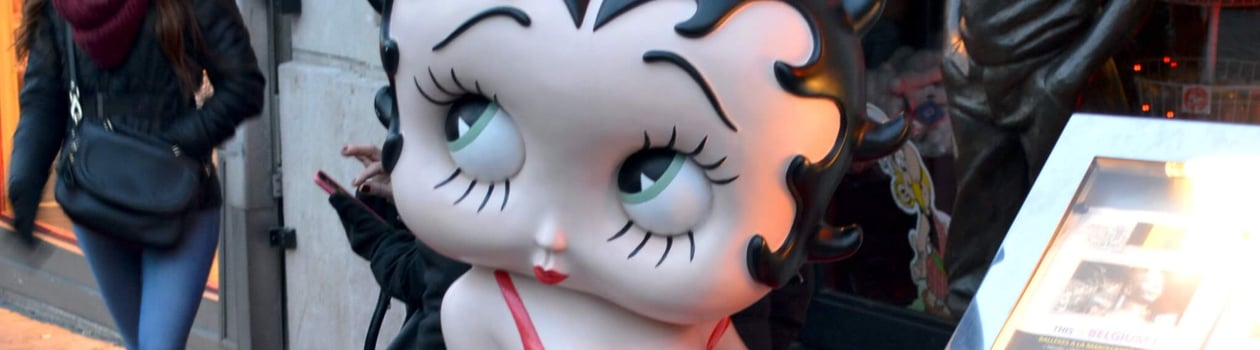 Betty Boop on the Red Carpet in Brussels