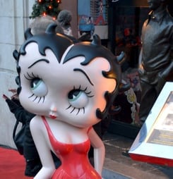 Betty Boop on the Red Carpet in Brussels