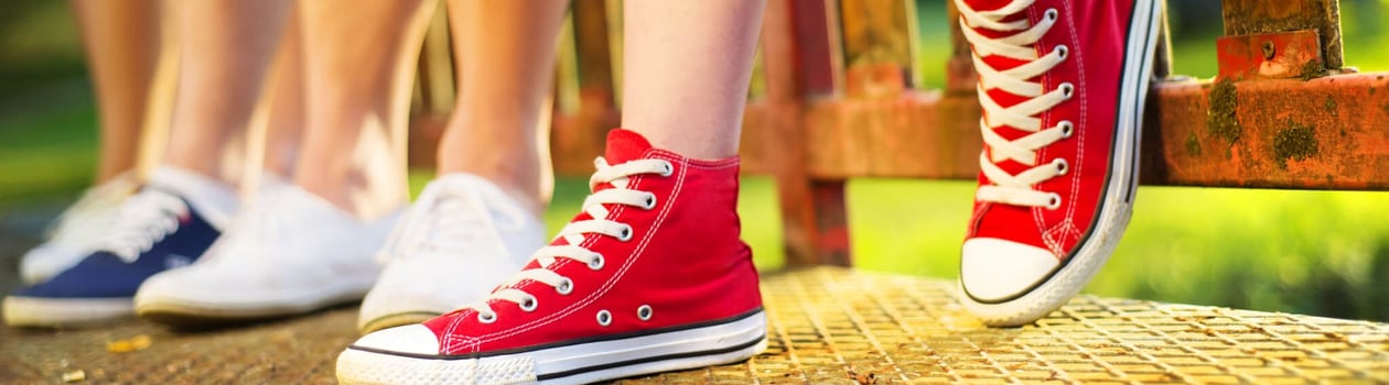 international red sneakers day