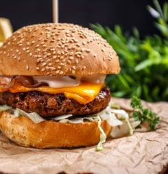 national beef burger