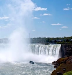 Niagara Falls Runs Dry Day