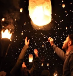 yi peng lantern festival